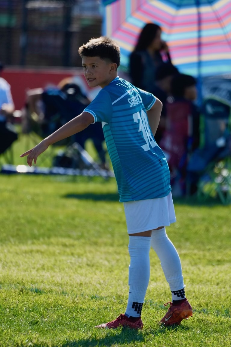 Emiliano Villarreal playing soccer